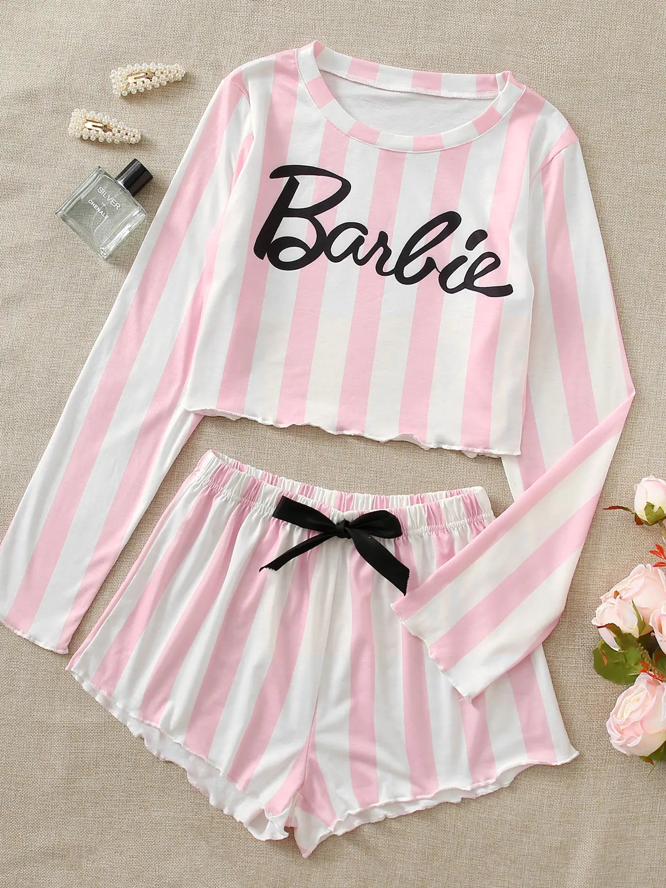 Women's Summer 2-Piece Short Sleepwear Set – Lightweight & Breathable