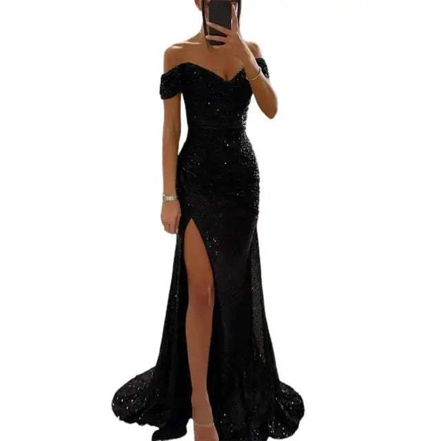 Elegante jurk met pailletten