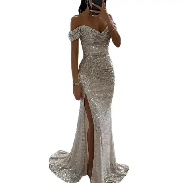 Elegante jurk met pailletten