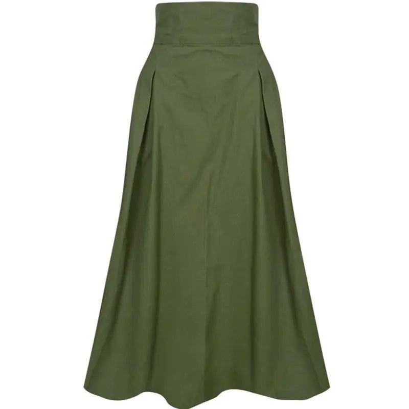 Fashion Solid Color Skirt