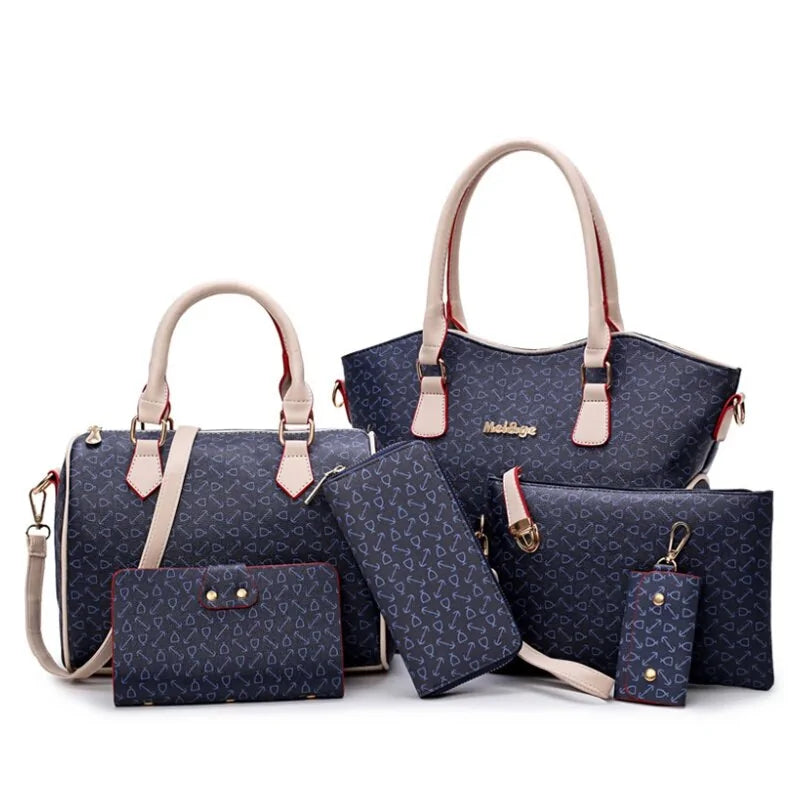 Girl Fashion Leather Bags Set