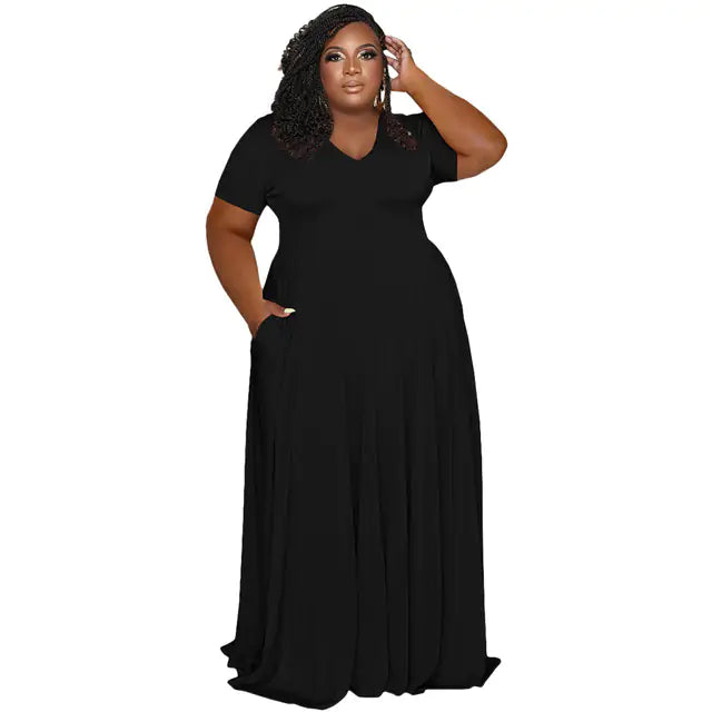 Elegant A-Line Long Dress – Flattering Fit for Special Occasions