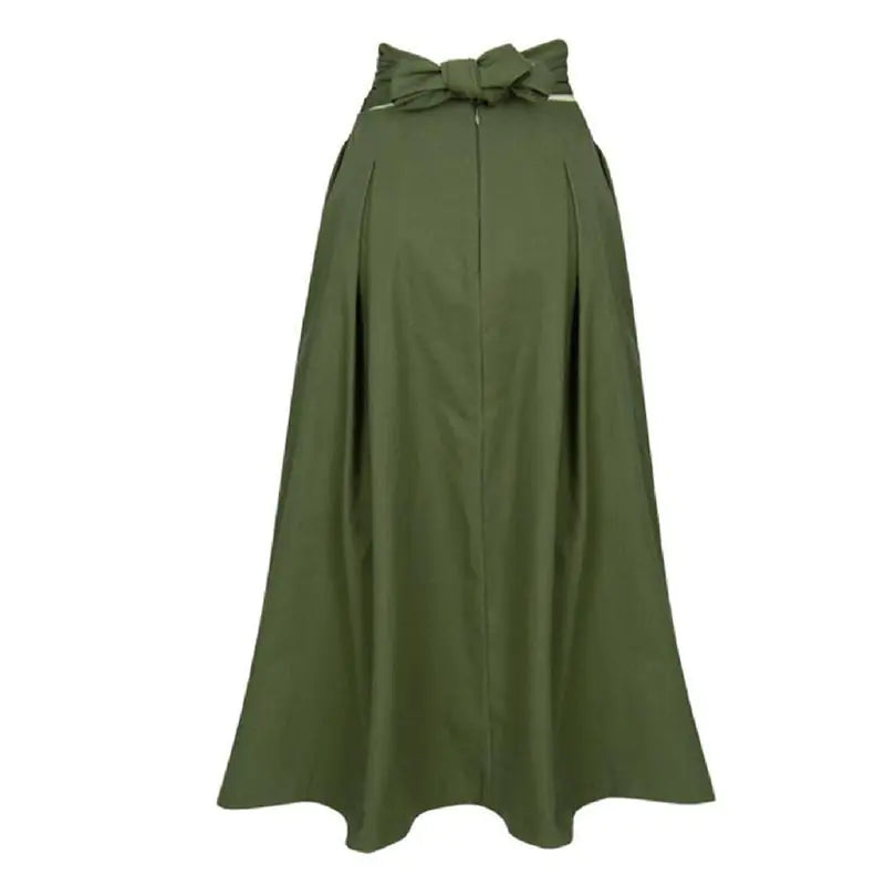 Fashion Solid Color Skirt