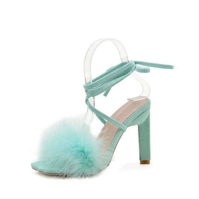 Feather Women High Heels