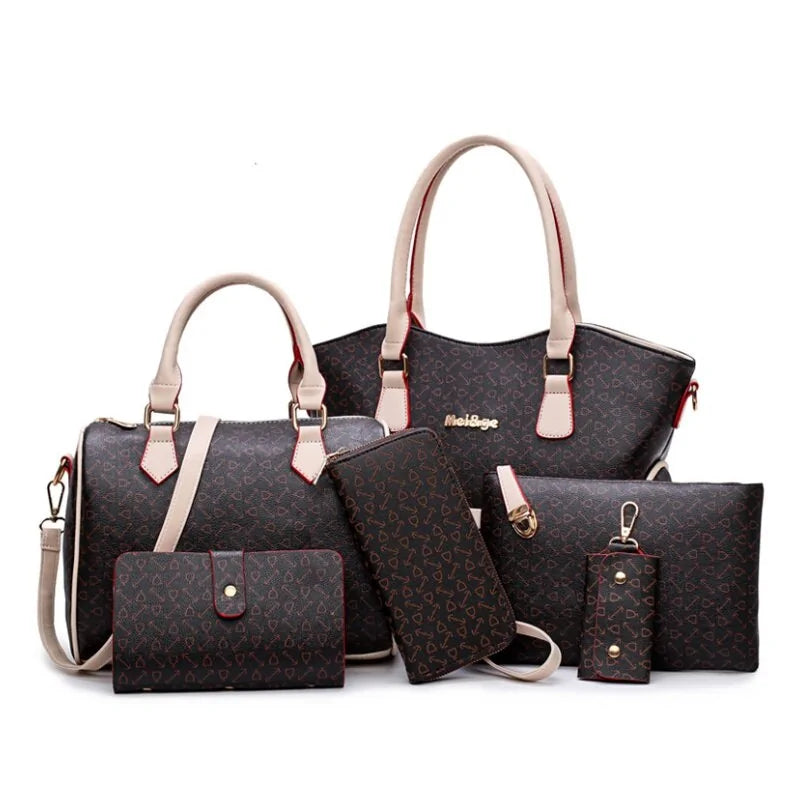 Girl Fashion Leather Bags Set