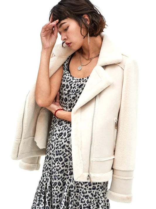 Fur Coat Winter Leather Jacket