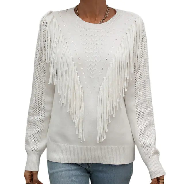 Tassels Autumn Sweaters