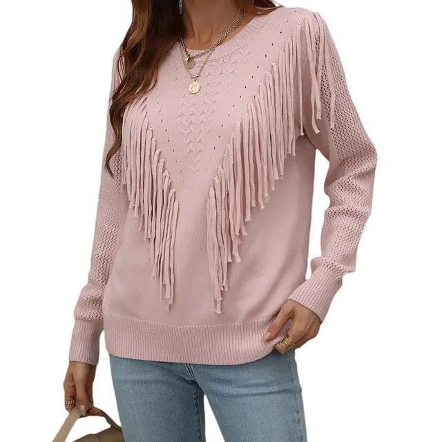 Tassels Autumn Sweaters