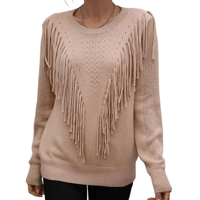 Tassels Autumn Sweaters