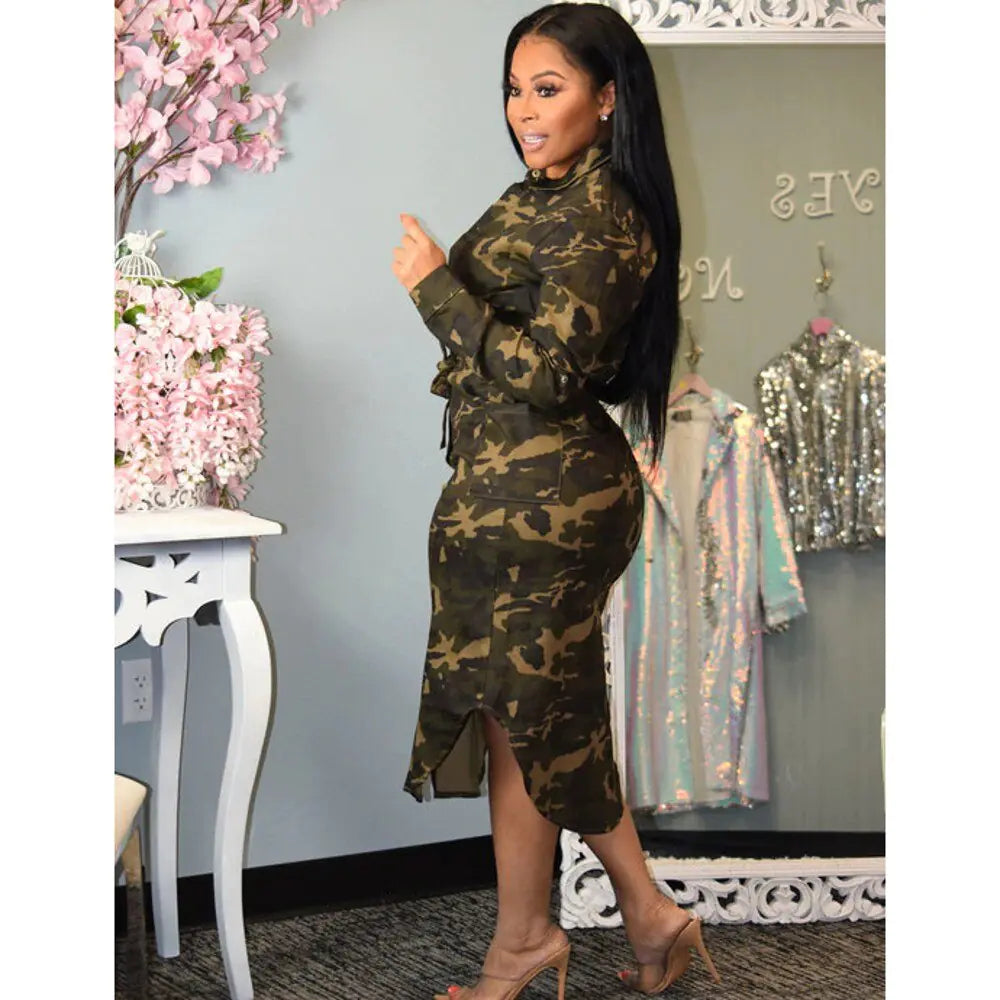 Camouflage Long Dresses