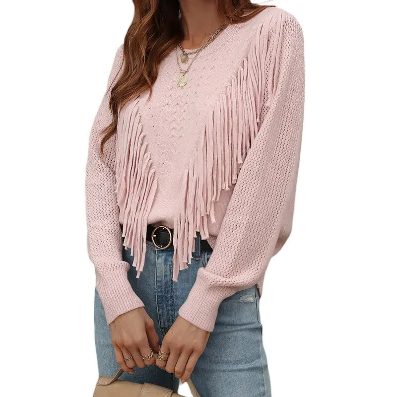 Tassels Autumn Sweaters