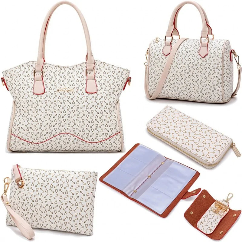 Girl Fashion Leather Bags Set