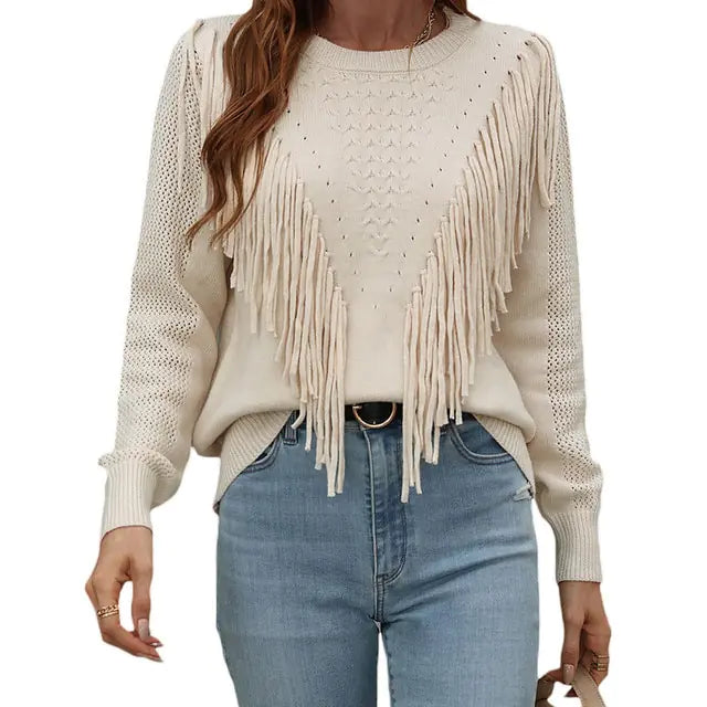 Tassels Autumn Sweaters