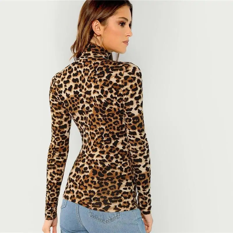 Leopard Print Tops