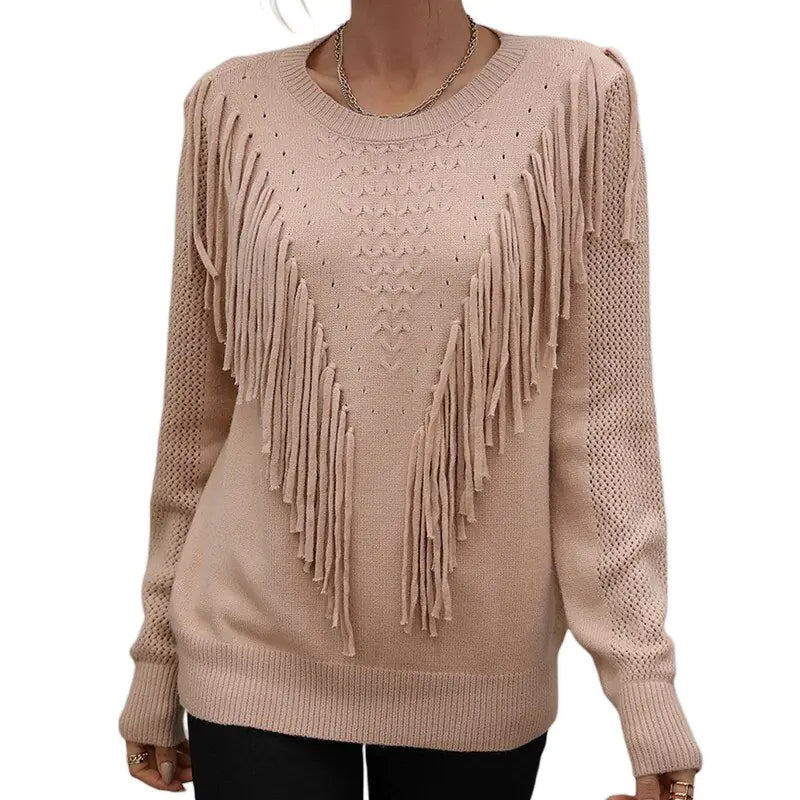 Tassels Autumn Sweaters