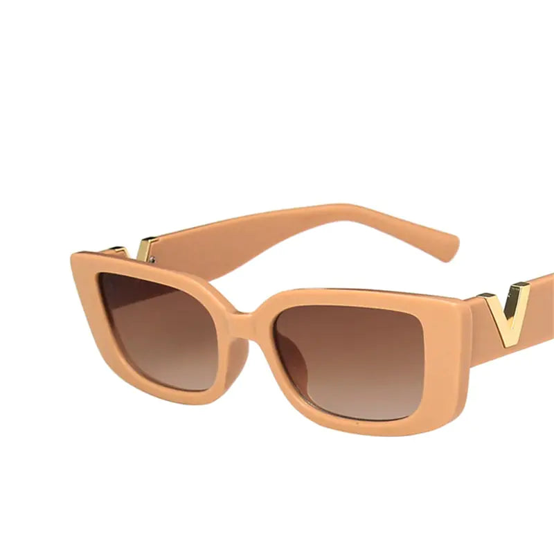 Retro Rectangle Sunglasses