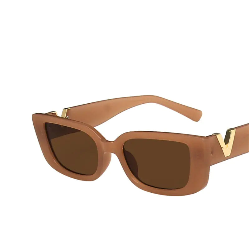 Retro Rectangle Sunglasses