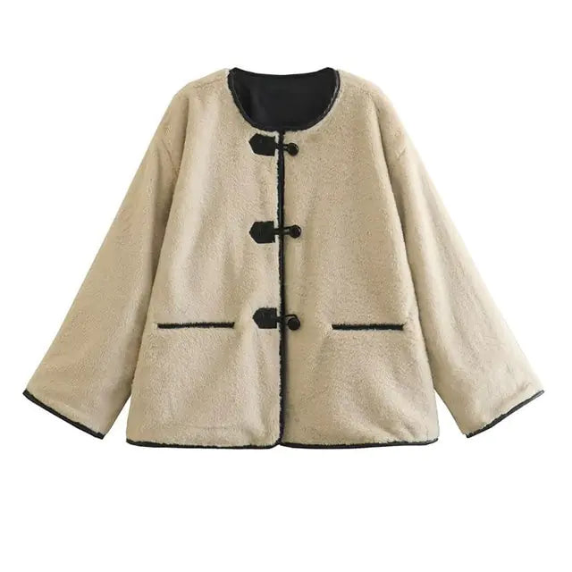 Winter Fleece Patchwork Jacket