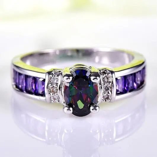 tunning Amethyst Ring – Bold & Beautiful Gemstone Jewelry