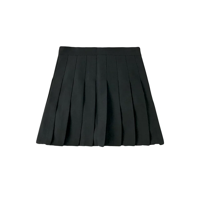 High-Waisted Pleated Skirt