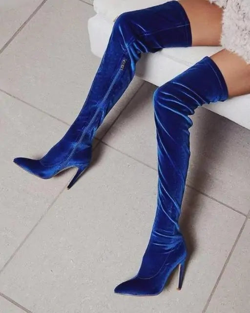 Thin Long Thigh Boots