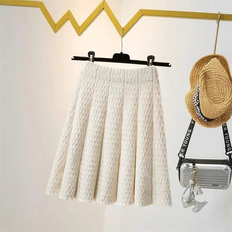 High Waist Knitted Skirt