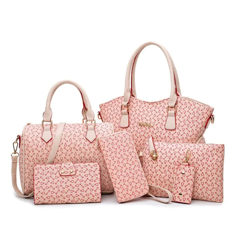 Girl Fashion Leather Bags Set