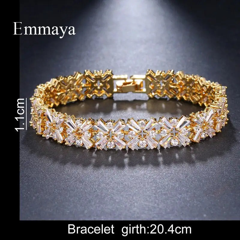 Luxury Crystal Charm Bracelet