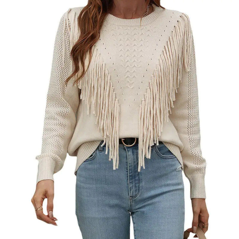 Tassels Autumn Sweaters